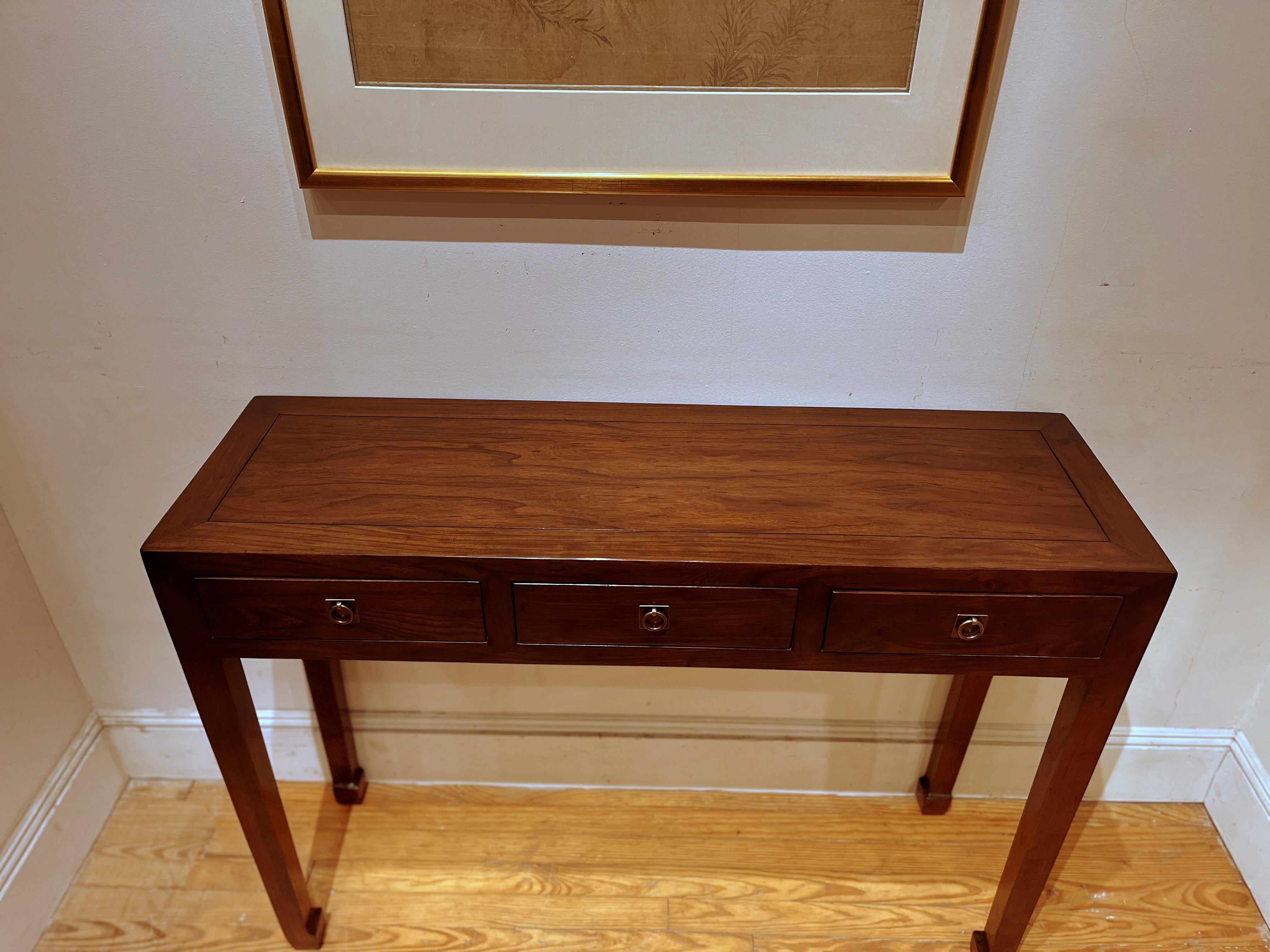 Fine Jumu Console Table with Drawers For Sale 5