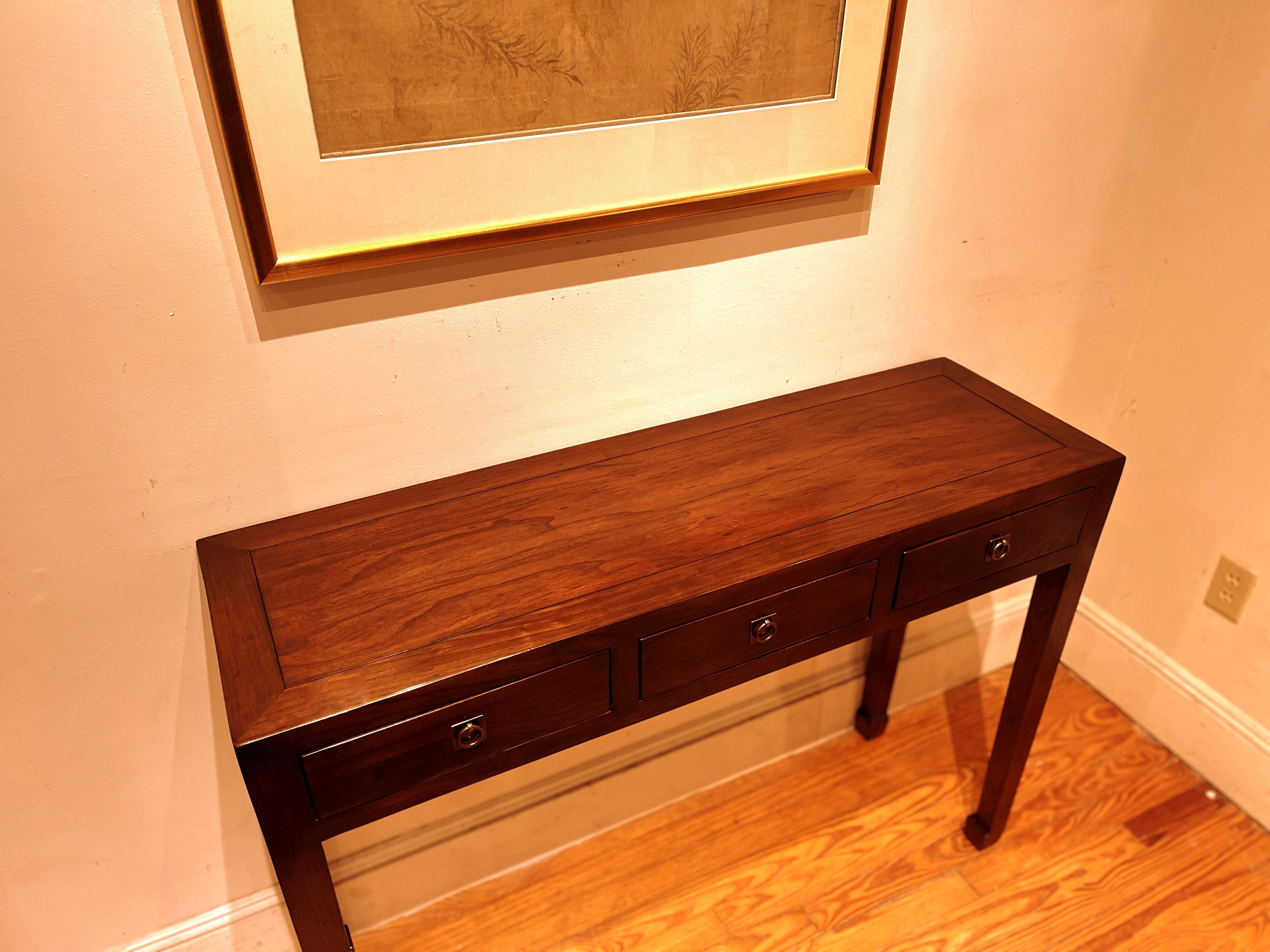 Fine Jumu Console Table with Drawers For Sale 6