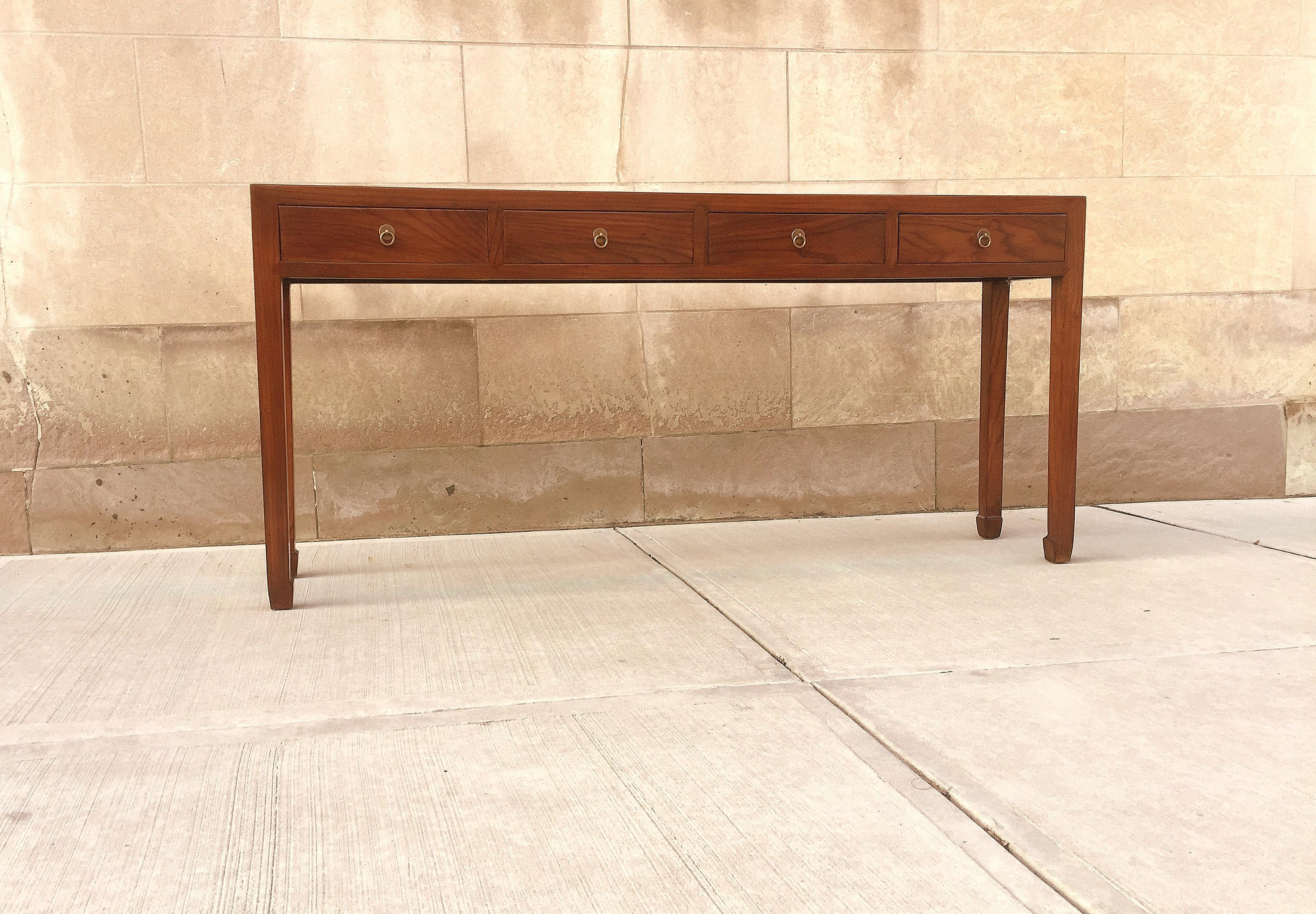Fine Jumu Console Table with Drawers In Excellent Condition In Greenwich, CT