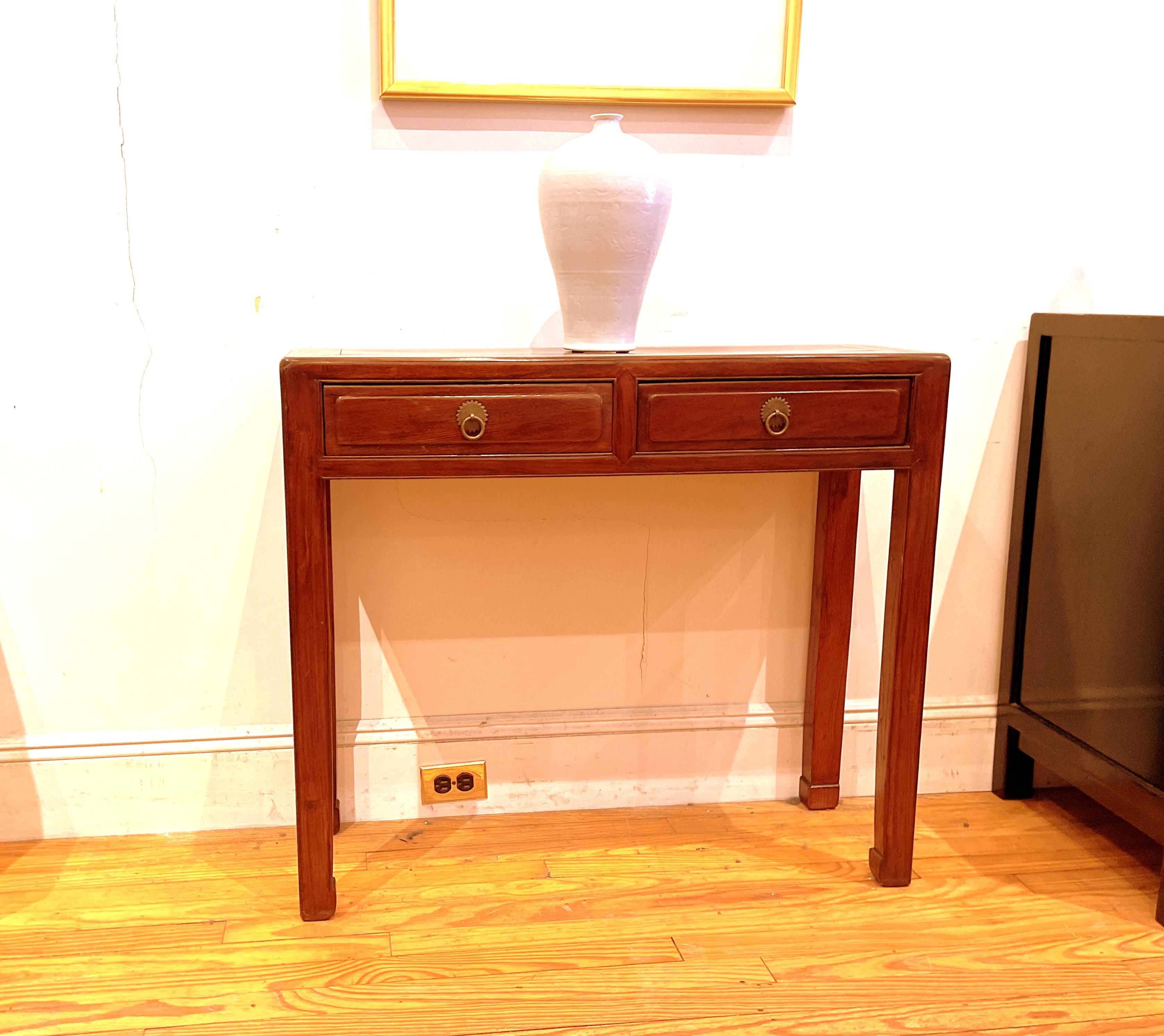 Fine Jumu Console Table with Drawers In Excellent Condition For Sale In Greenwich, CT