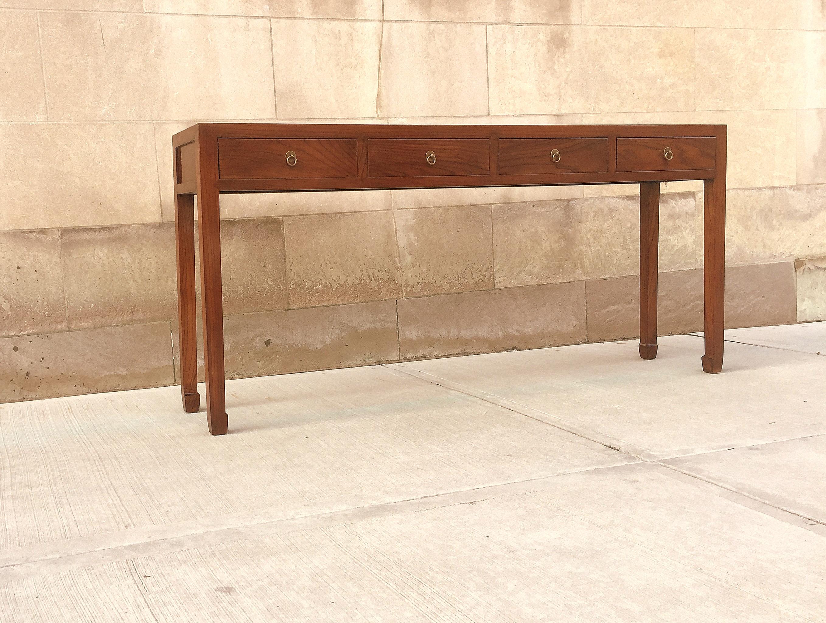 Mid-20th Century Fine Jumu Console Table with Drawers