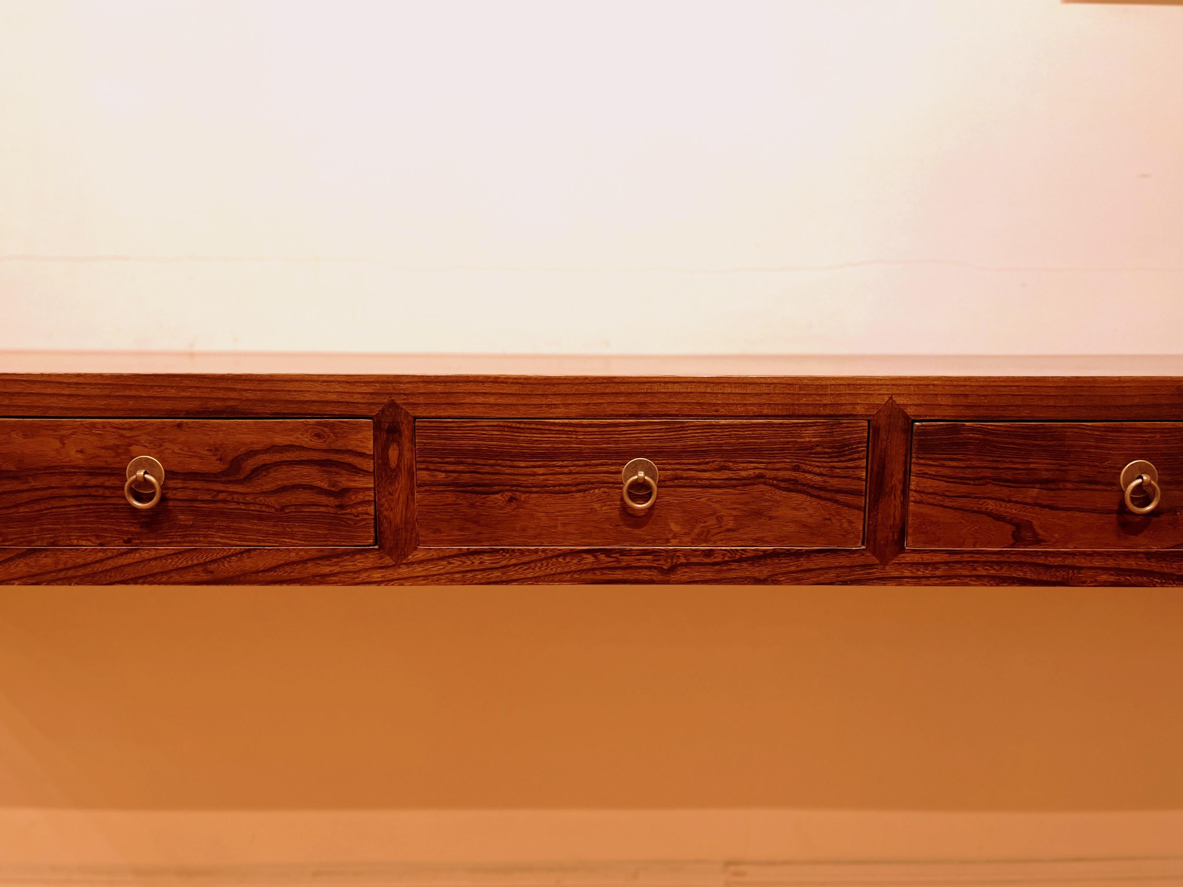 20th Century Fine Jumu Console Table with Drawers