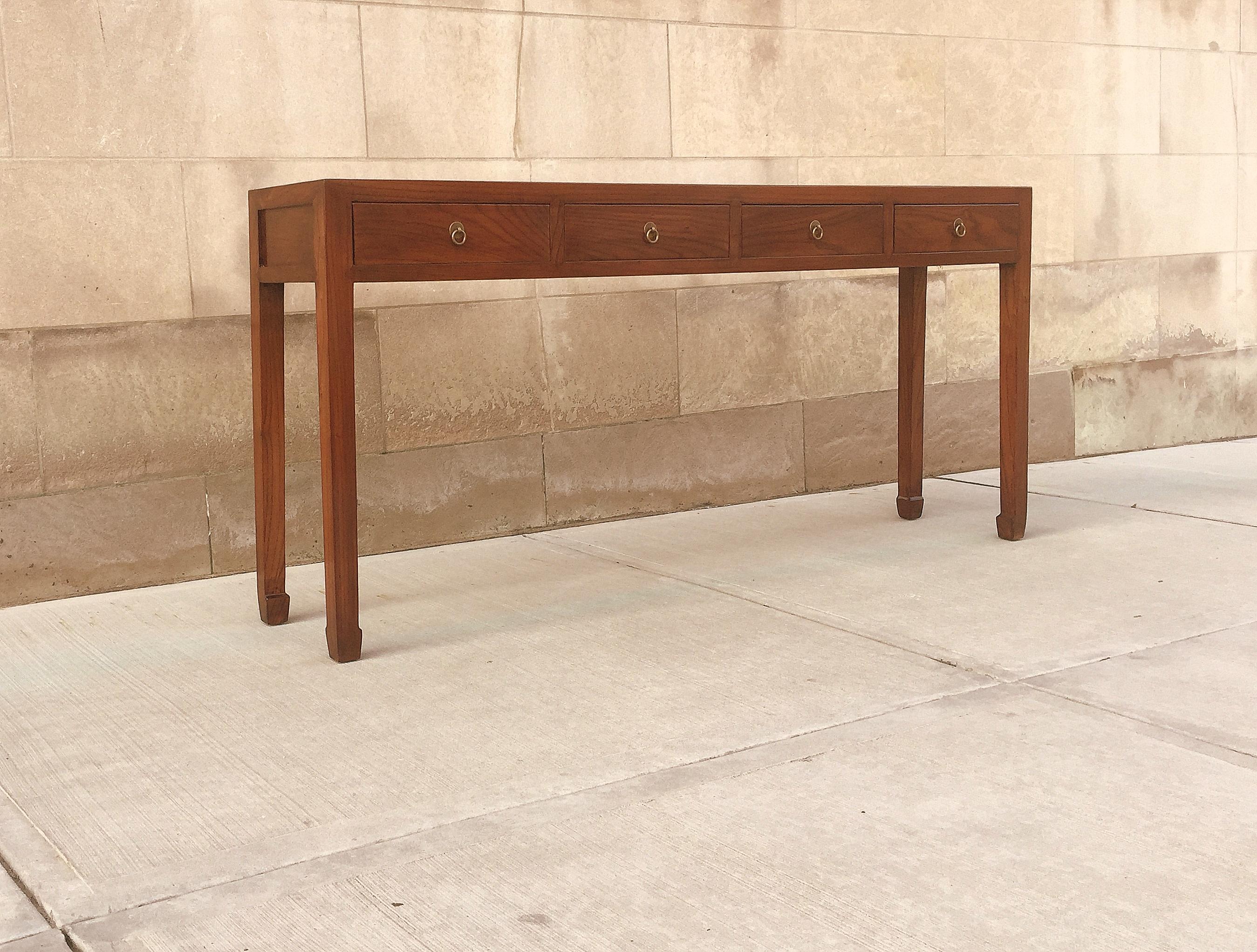 Lacquer Fine Jumu Console Table with Drawers