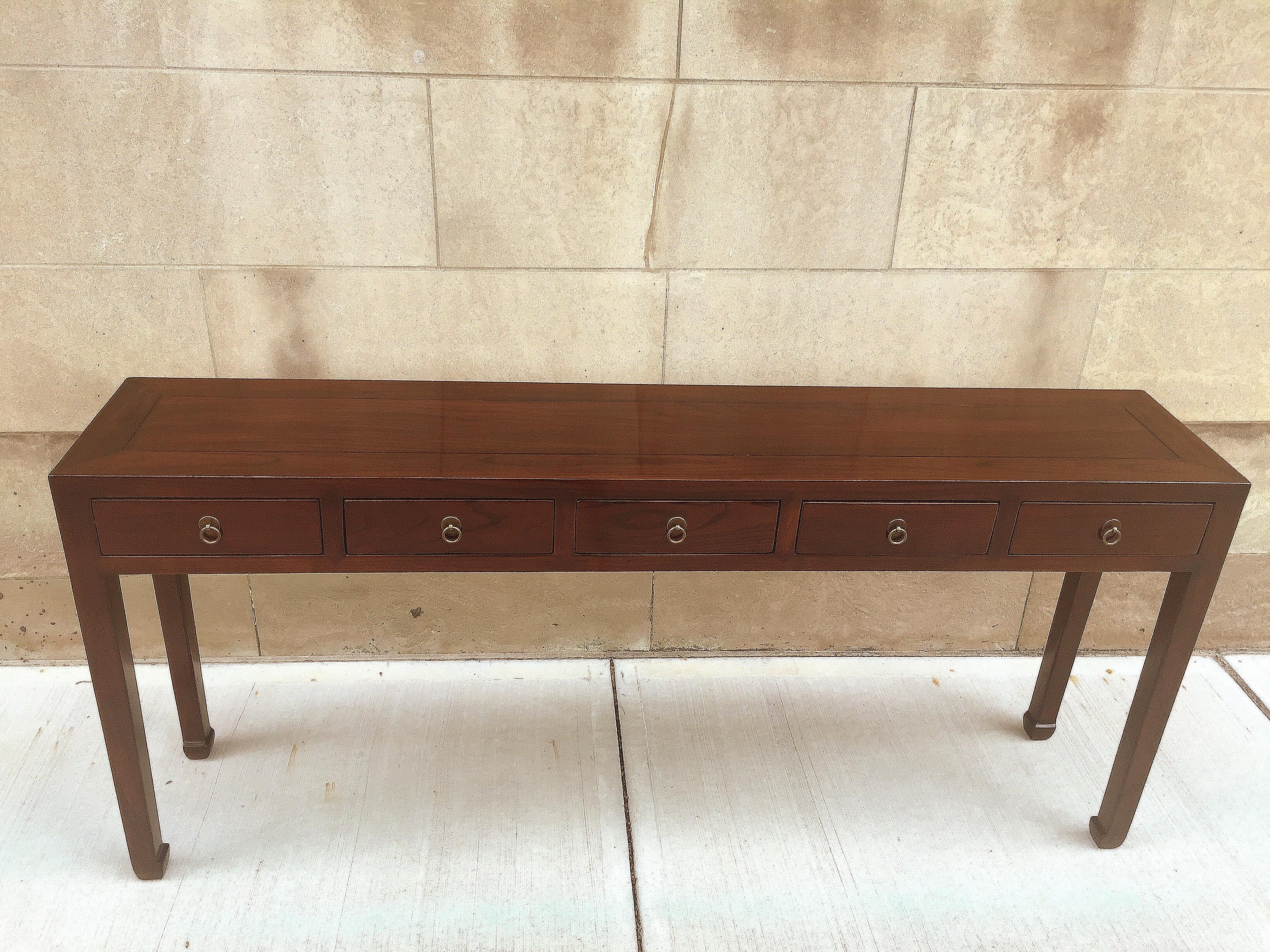 Fine Jumu Console Table with Drawers 1