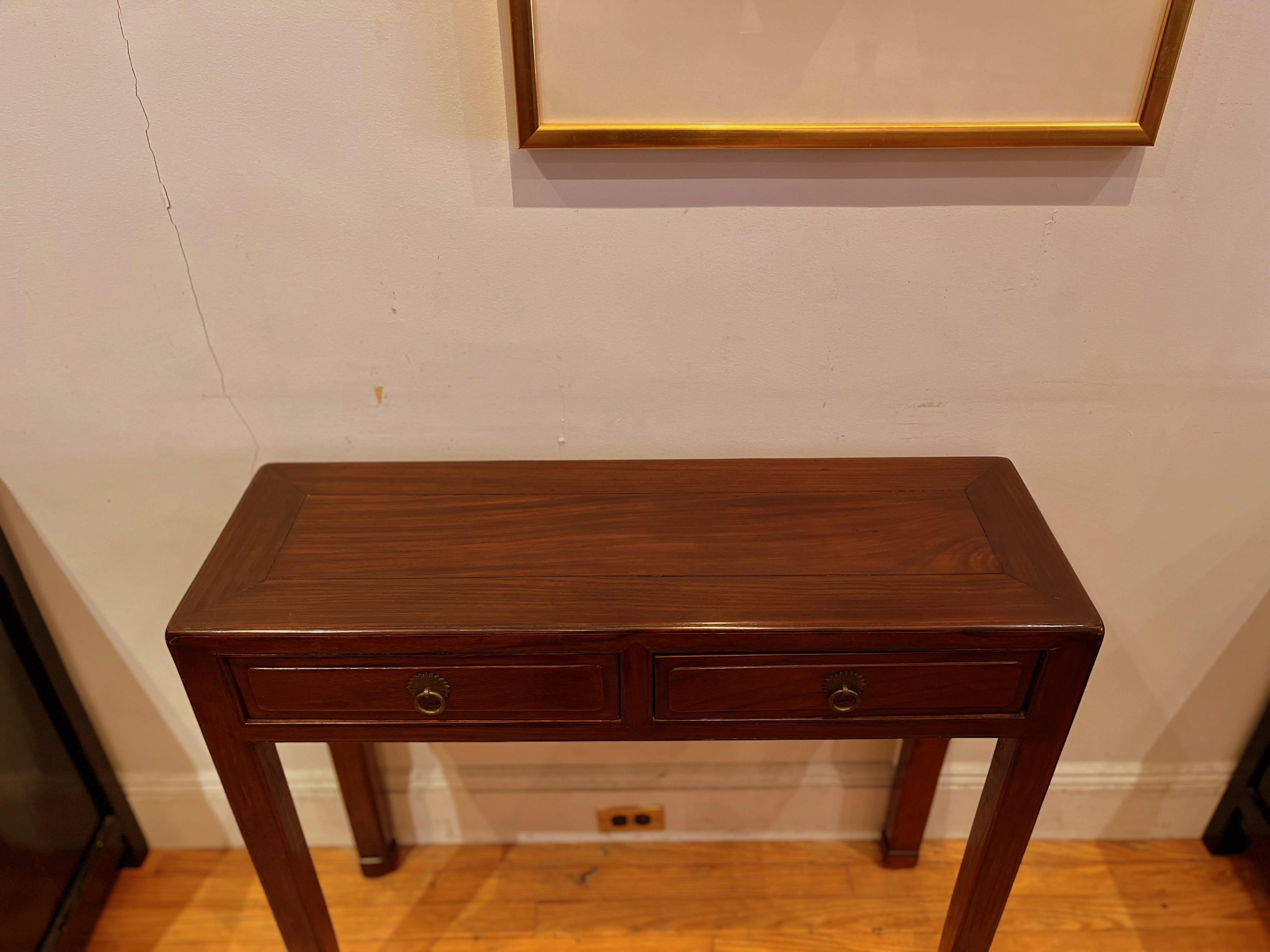 Fine Jumu Console Table with Drawers For Sale 1
