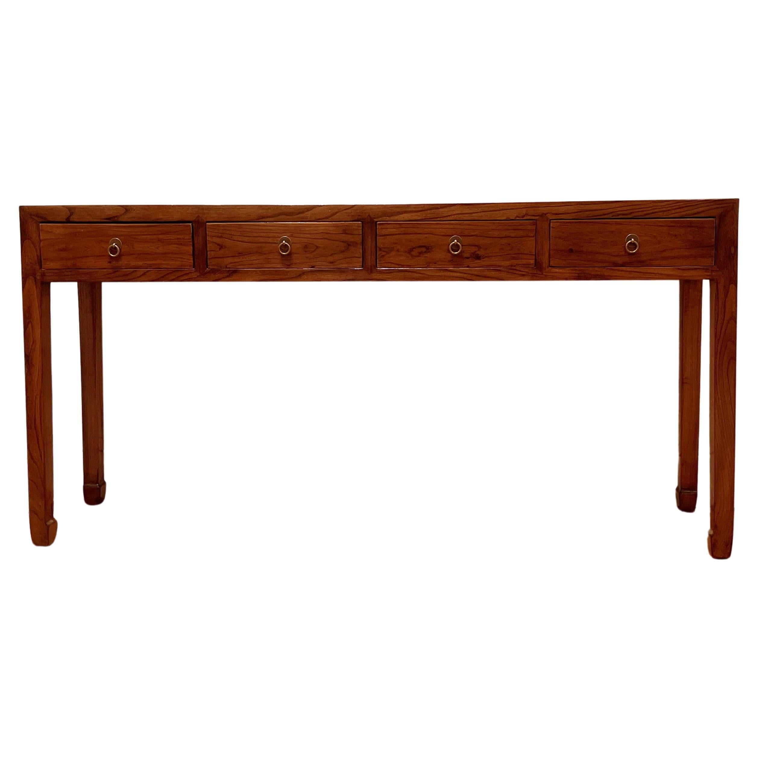 Fine Jumu Console Table with Drawers For Sale