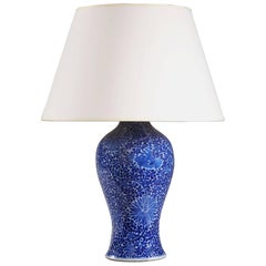 Fine Kangxi Porcelain Vase as a Lamp