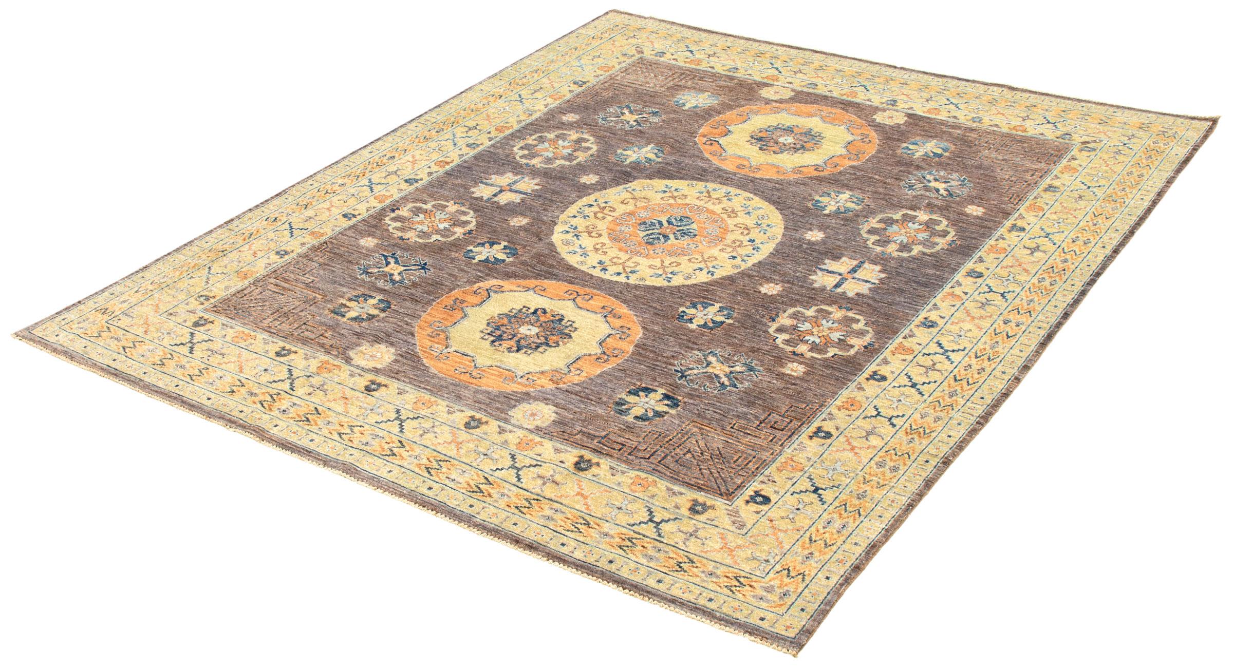 Inviting Transitional Persian Oushak & Khotan Carpet - 8'x10' In New Condition In New York, NY
