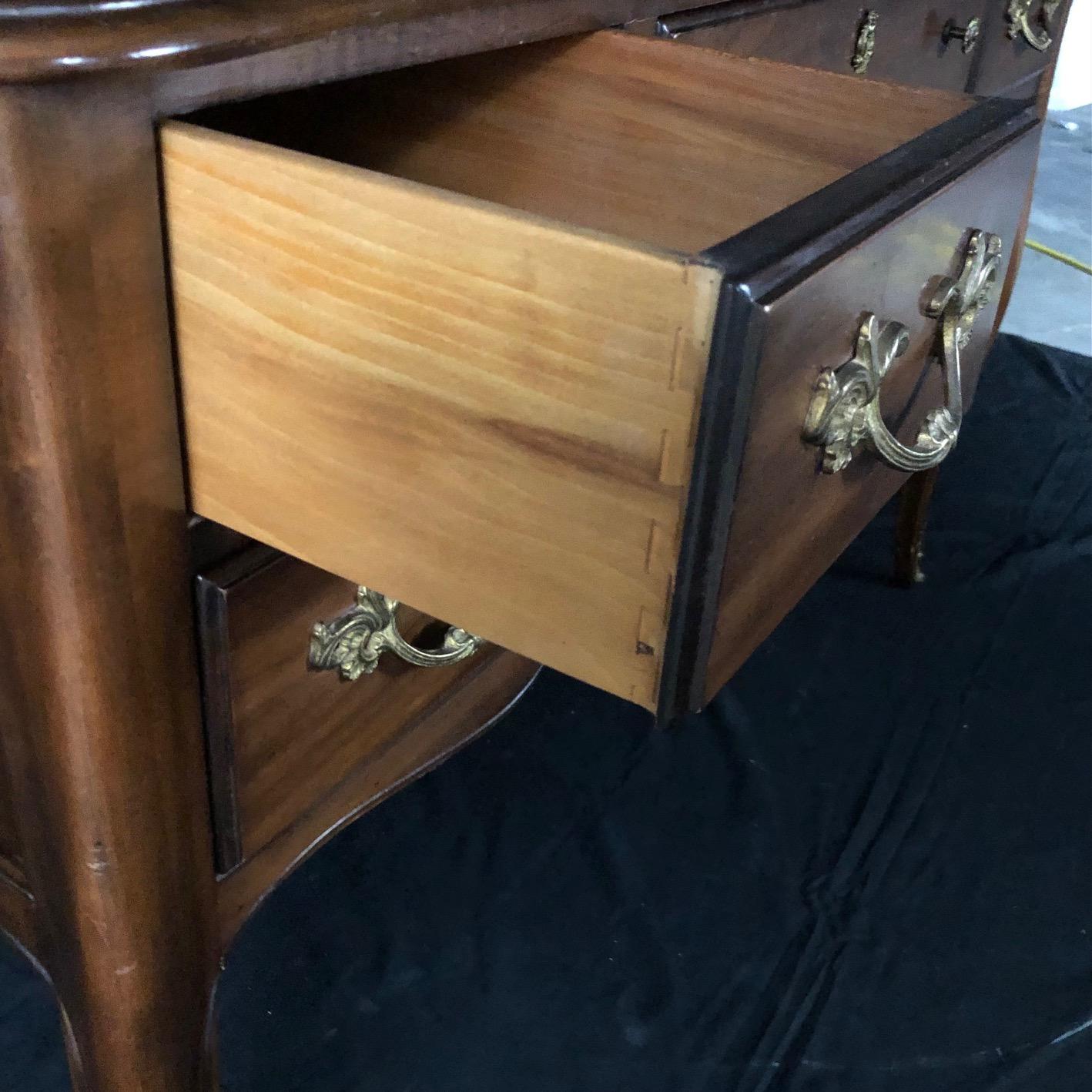 Fine Kindel Louis XV Style Gilt Mounted Desk 3