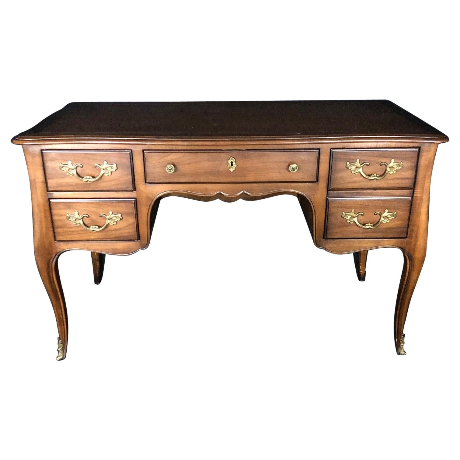 Fine Kindel Louis XV Style Gilt Mounted Desk