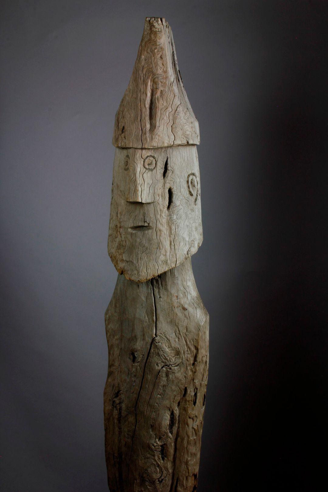 Tribal Fine Konso Ancestral Figure, Ethiopia For Sale