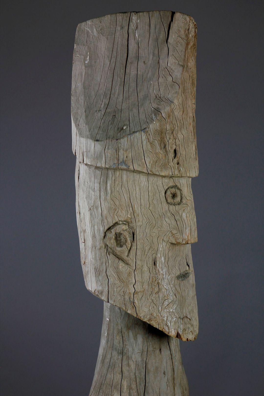Hand-Carved Fine Konso Ancestral Figure, Ethiopia For Sale