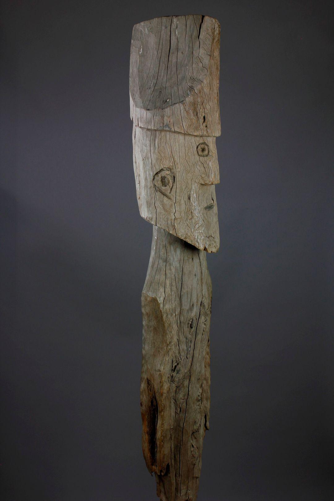 Wood Fine Konso Ancestral Figure, Ethiopia For Sale