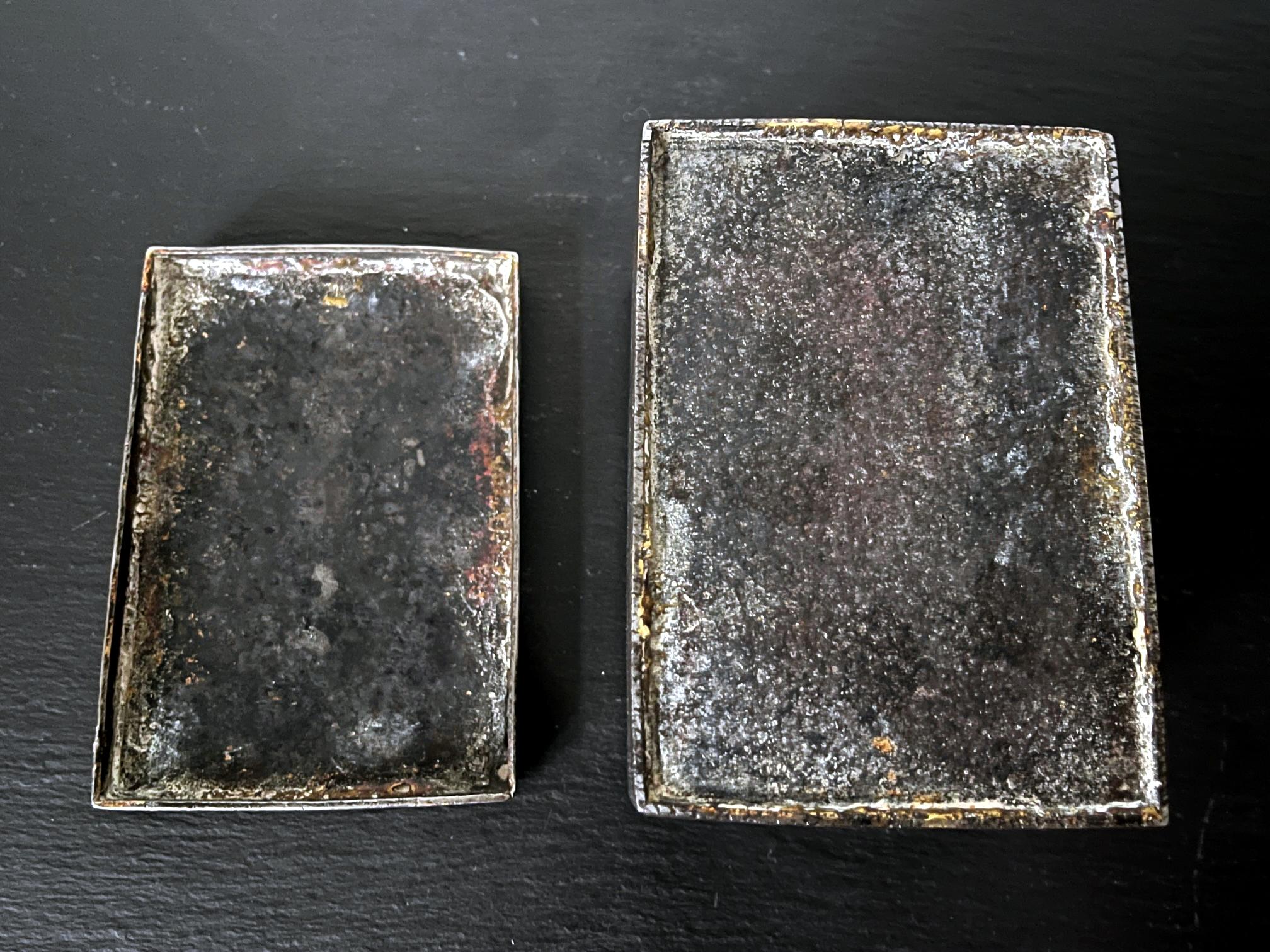 Fine Korean Iron Box with Silver Inlay Joseon Dynasty For Sale 9