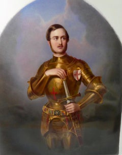Fine KPM Porcelain Plaque, Prince Albert, circa 1865