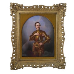 Fine KPM Porcelain Plaque, Prince Albert, circa 1865