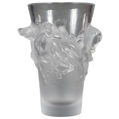 Vase en cristal Équus en édition limitée Fine Lalique France