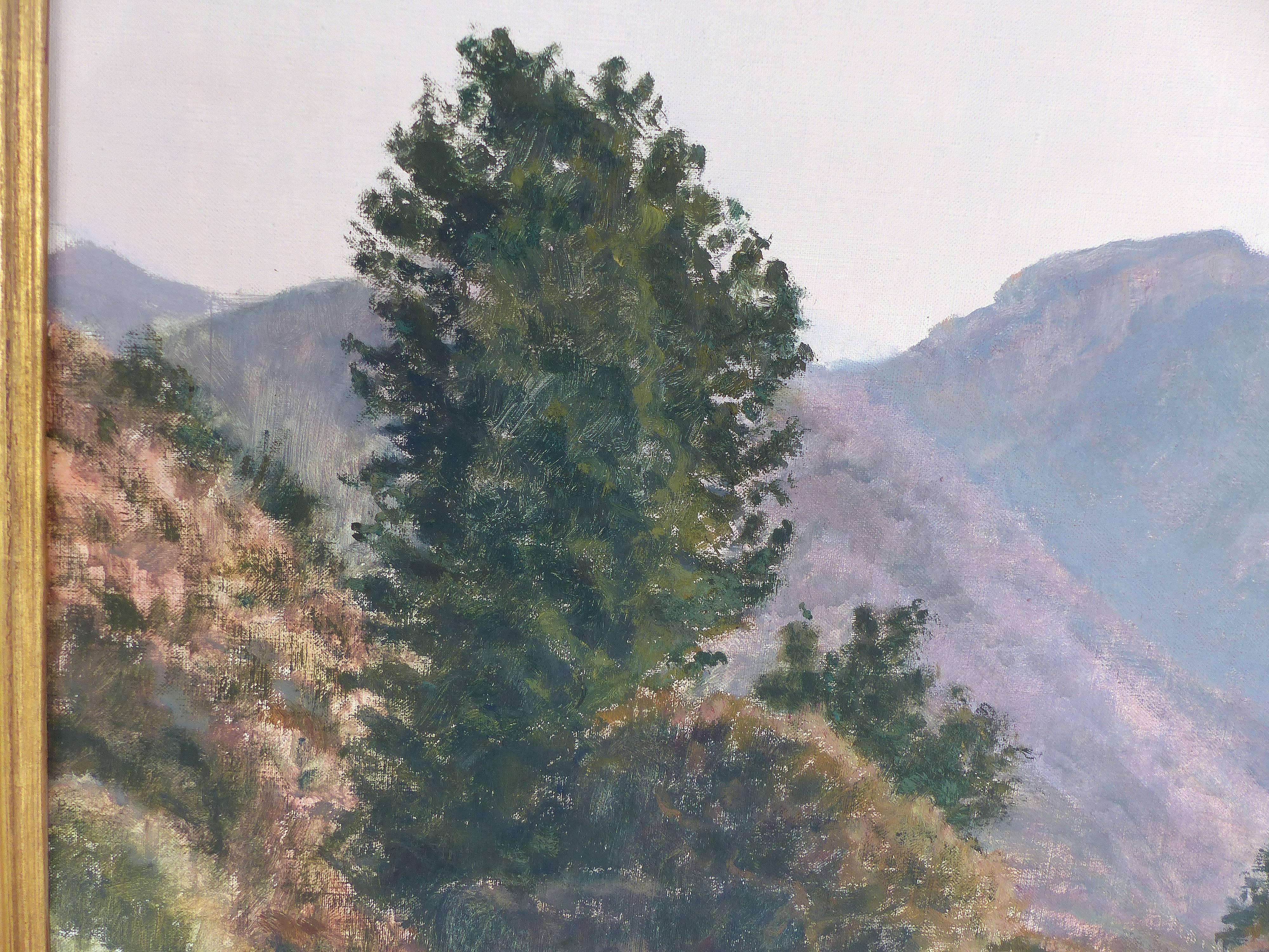Spanish Francisco Nuñez Losada Fine Landscape Oil Painting on Canvas For Sale