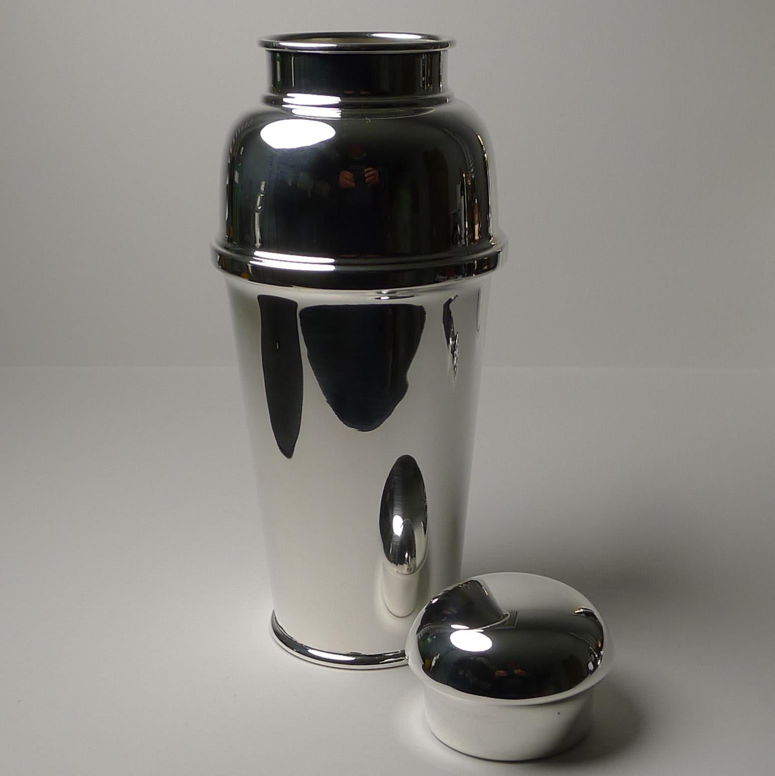 Fine Large Art Deco Cocktail Shaker by C S Green & Co., c.1930 3