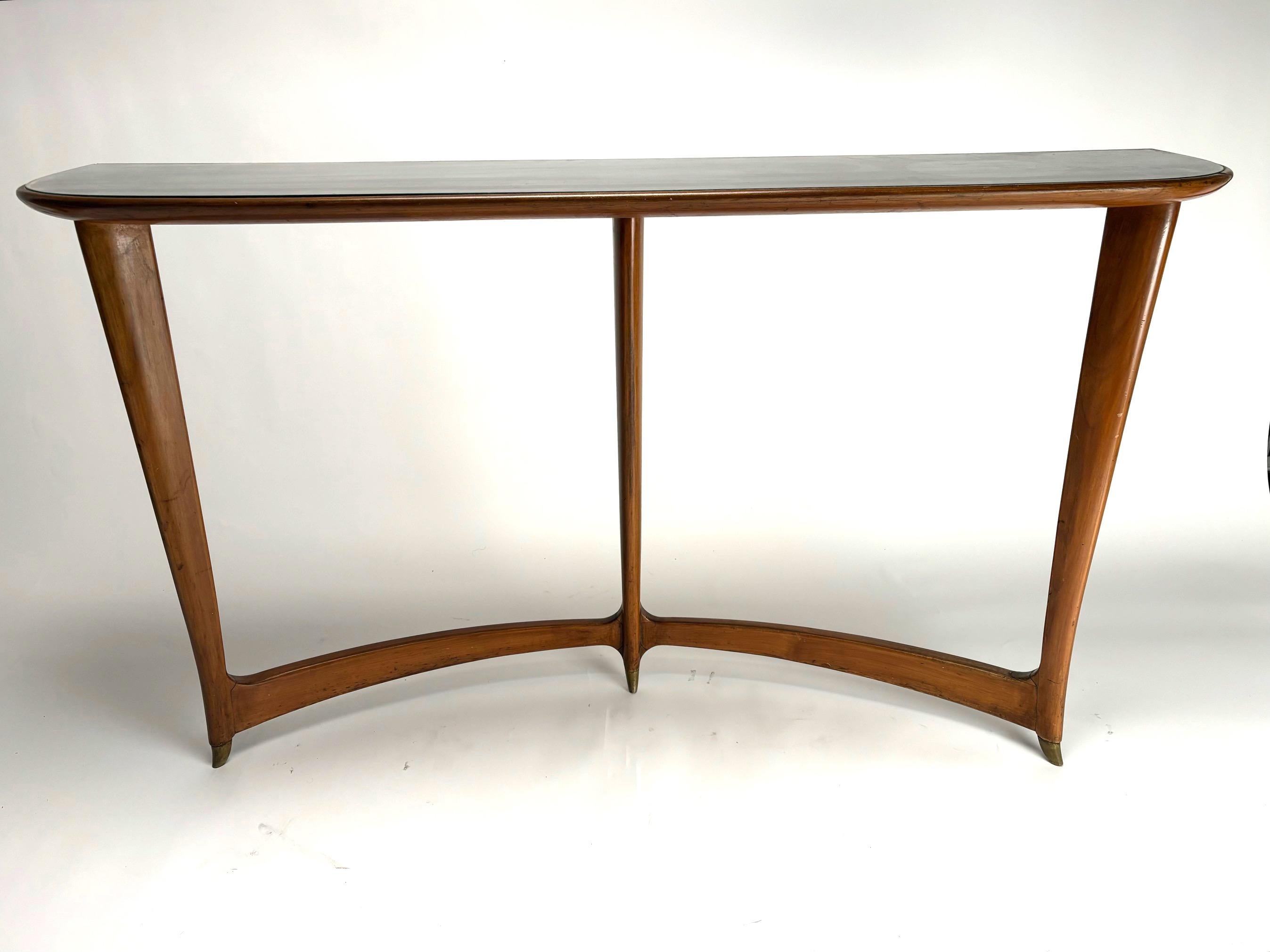 Mid-Century Modern Fine Large Console Table by Guglielmo Ulrich, Italy 1940 For Sale