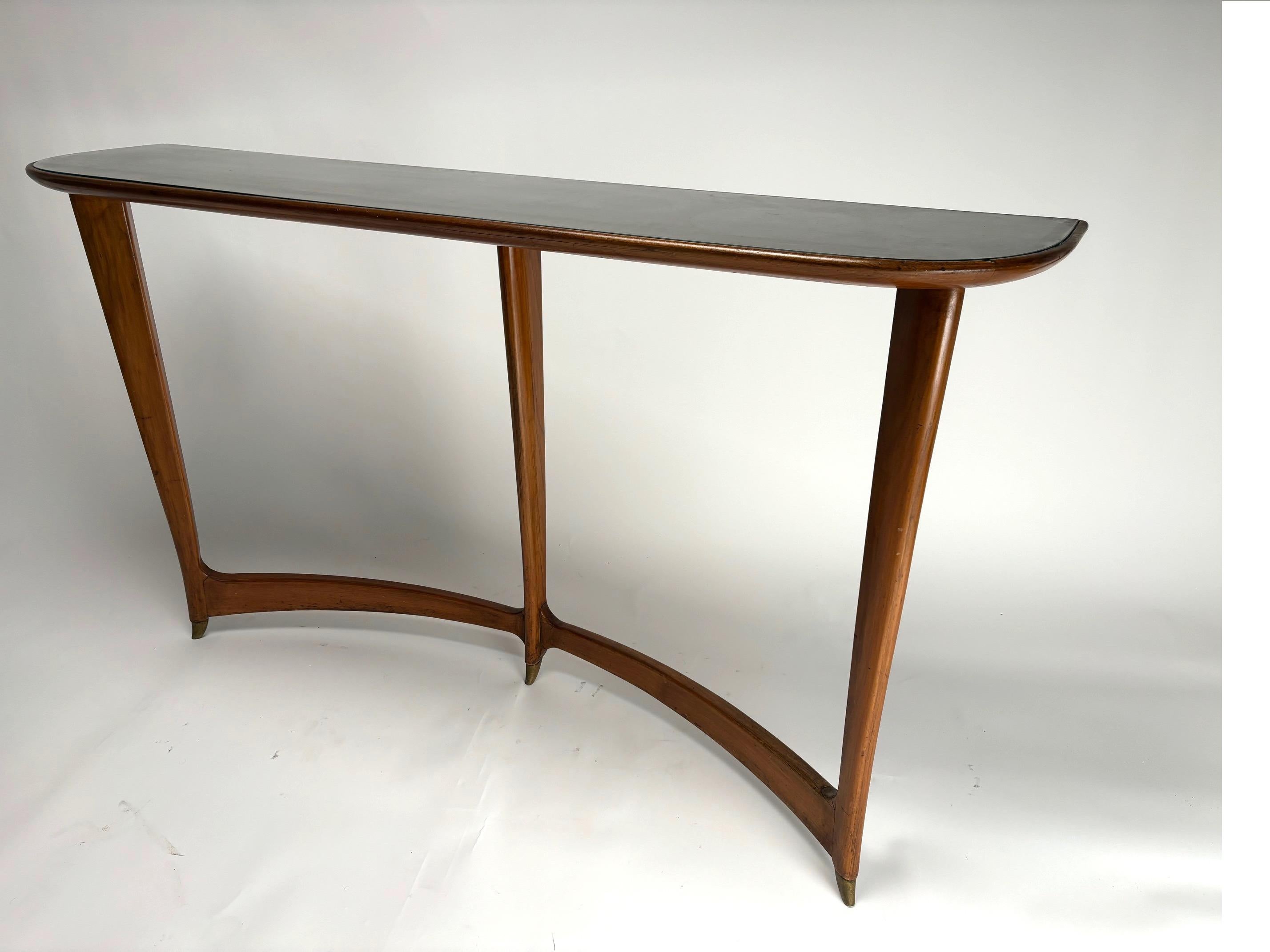 Italian Fine Large Console Table by Guglielmo Ulrich, Italy 1940 For Sale
