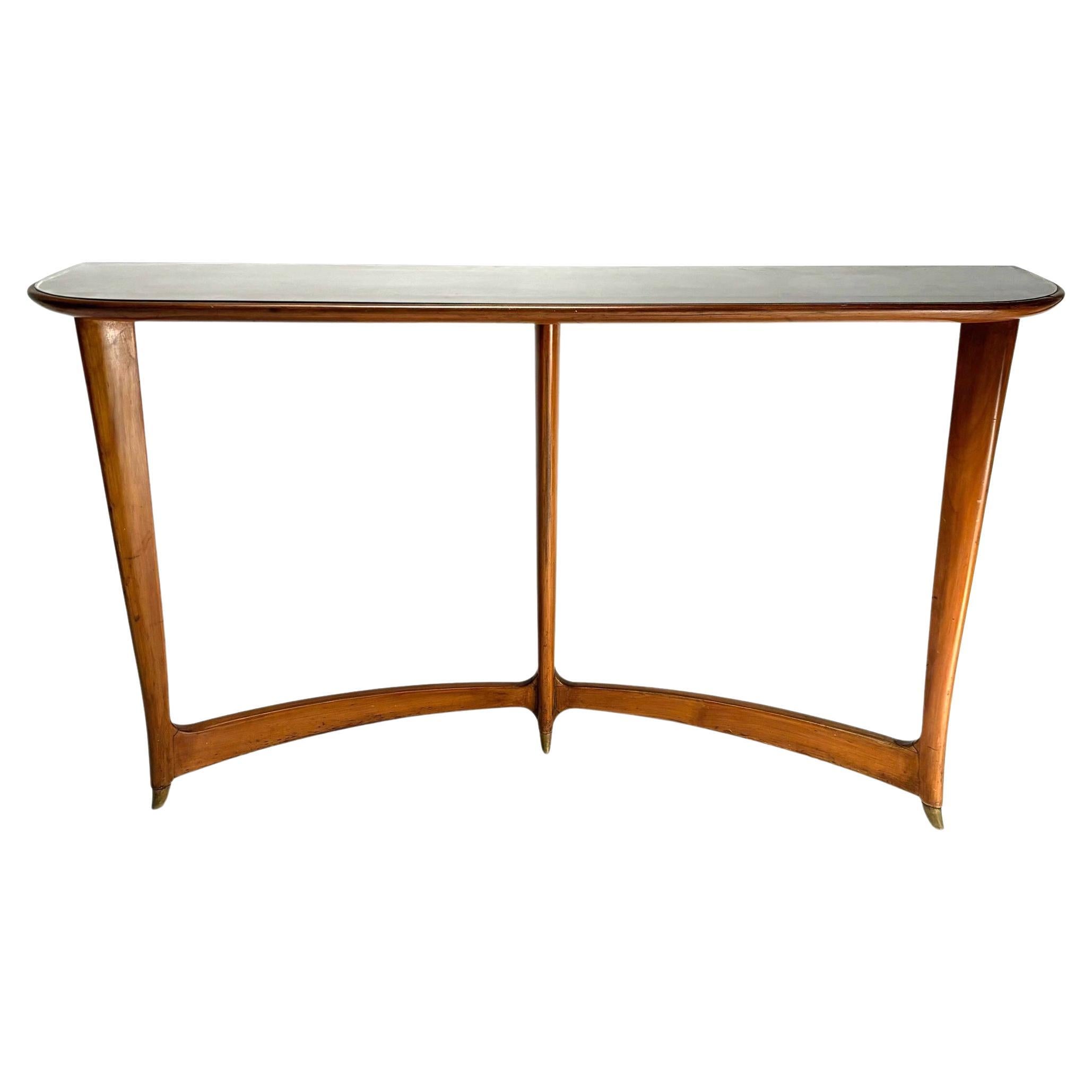 Raffinato grande tavolo da console di Guglielmo Ulrich, Italia 1940
