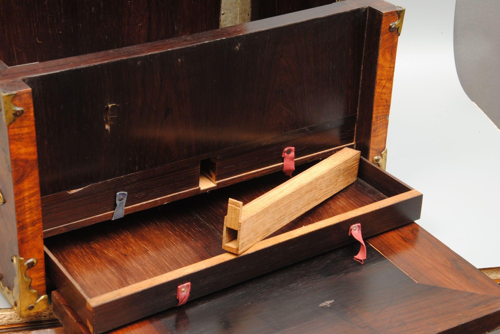 Fine Large Example Of A Kingwood Oyster Veneer Coffre Fort For Sale 1