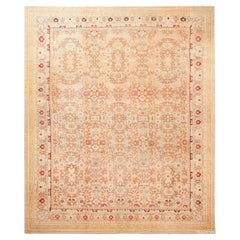 Fine Large Exceptional Antique Indian Agra Rug. Size: 14 ft 7 in x 17 ft 7 in