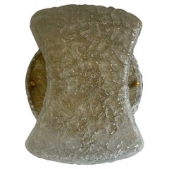 Fine Large Mid-Century Modern Murano Art Glass Flush Mount Ceiling Light Fixture