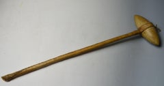 Fine Large Native American Indian Skull Cracker Club Ex Christie’s