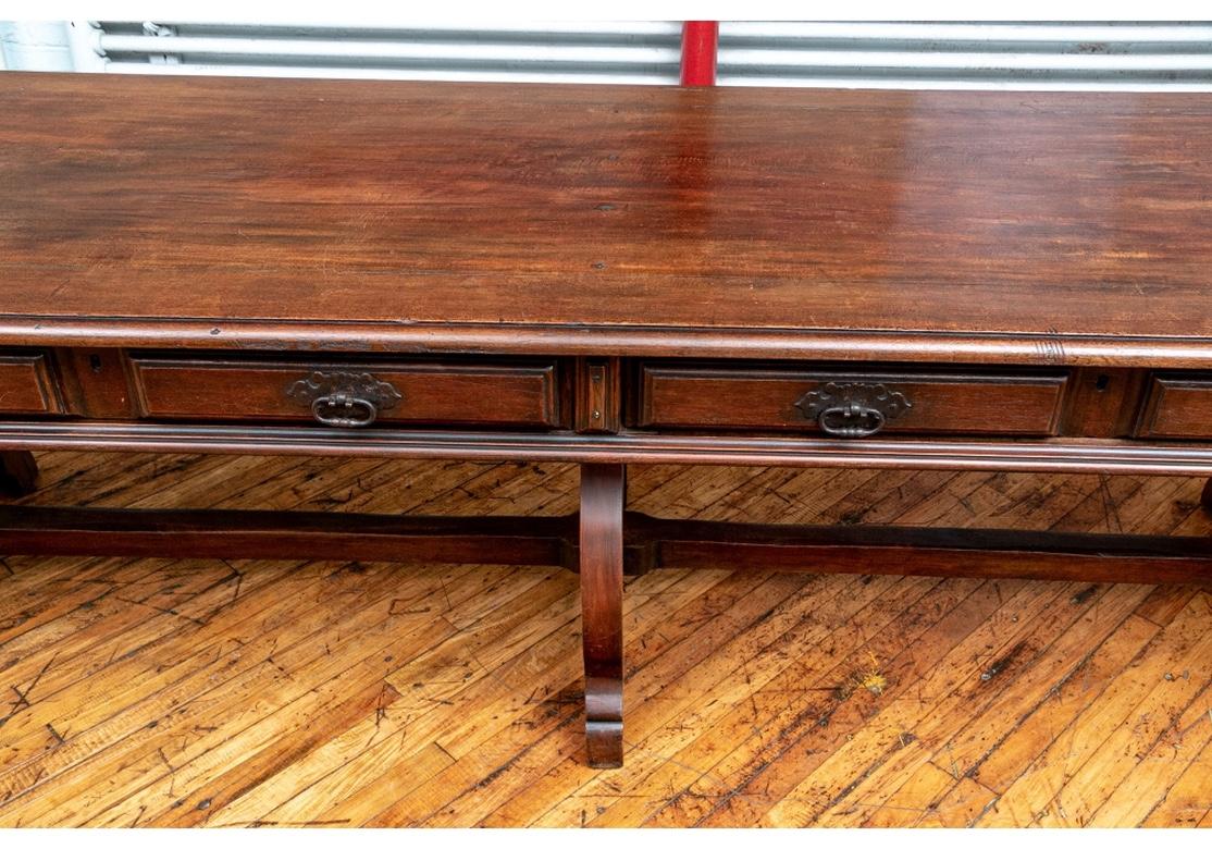 Fine Large Scale Antique Italianate Mahogany Refectory Table 11