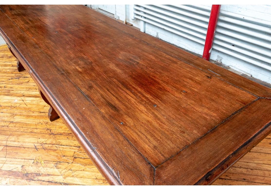 Fine Large Scale Antique Italianate Mahogany Refectory Table 13
