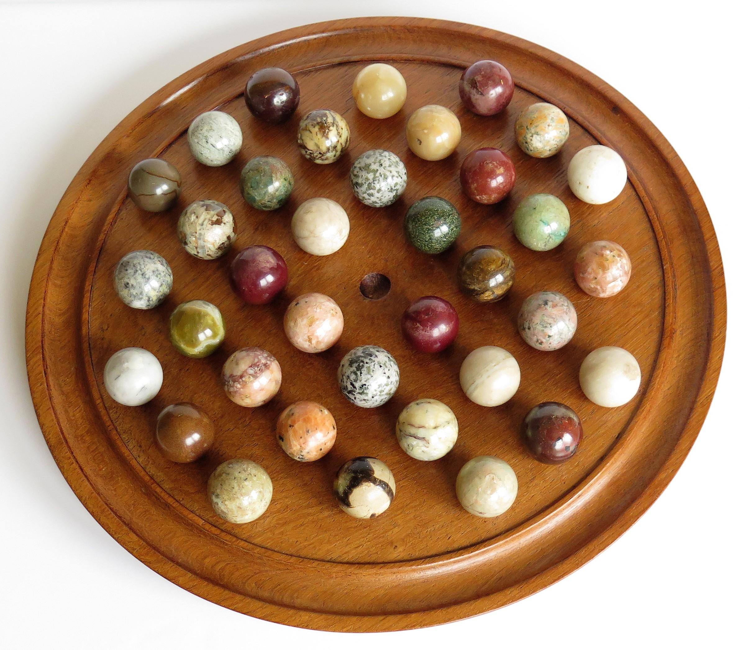 Metal Steel Marbles ball bearing Collectors or traditional game solitaire 