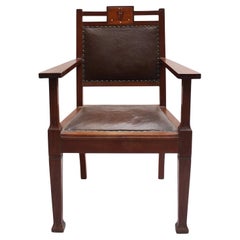 Fine Large Vienna Secession Armchair