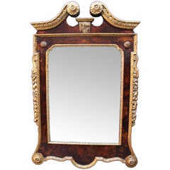 Fine Late 18th Century Gilt and Mulberry Pier Glass Mirror
