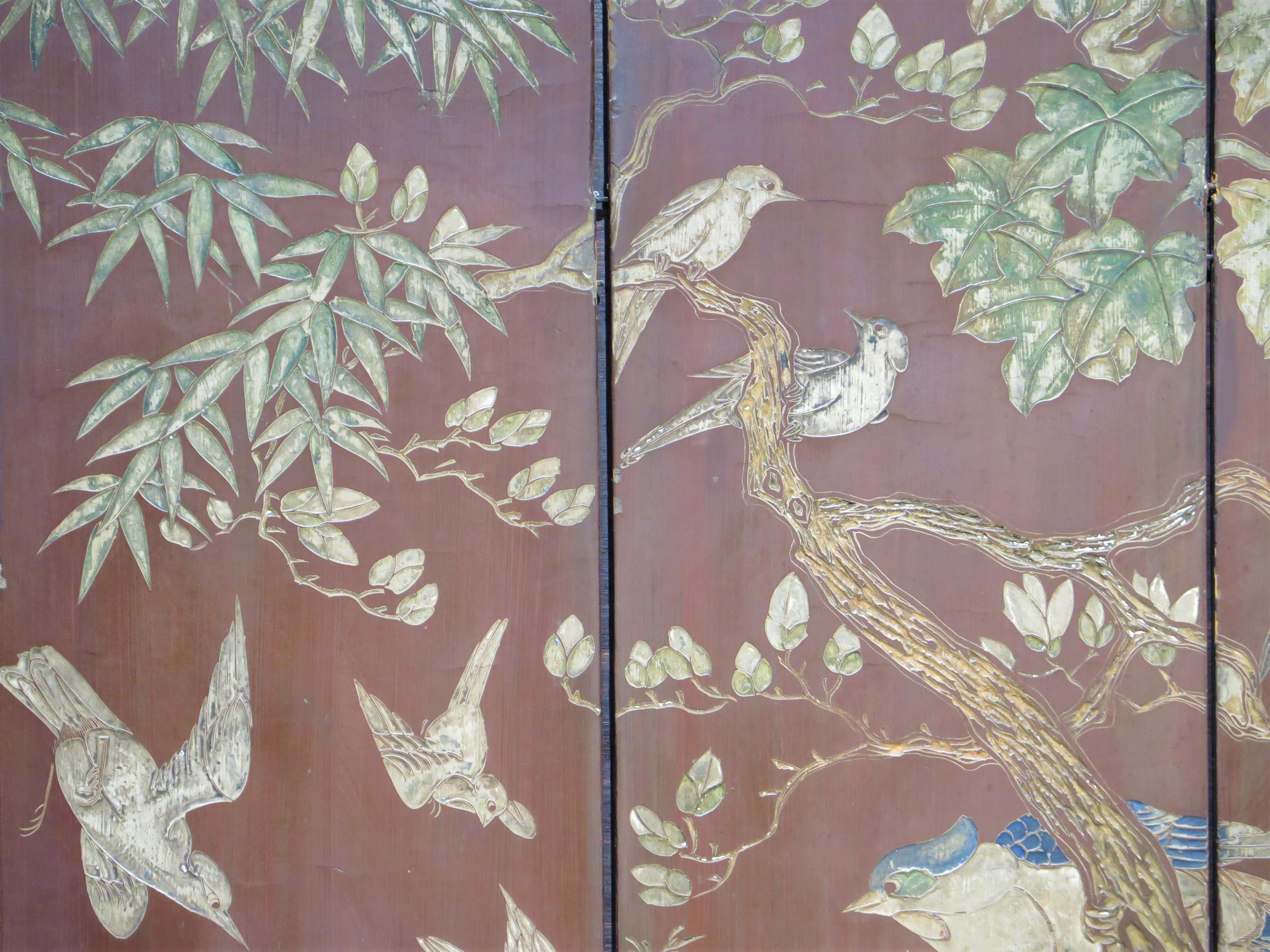 Fine Late 18th early 19th Century Eight (8) Panel Chinese Coromandel Framed Scre 1