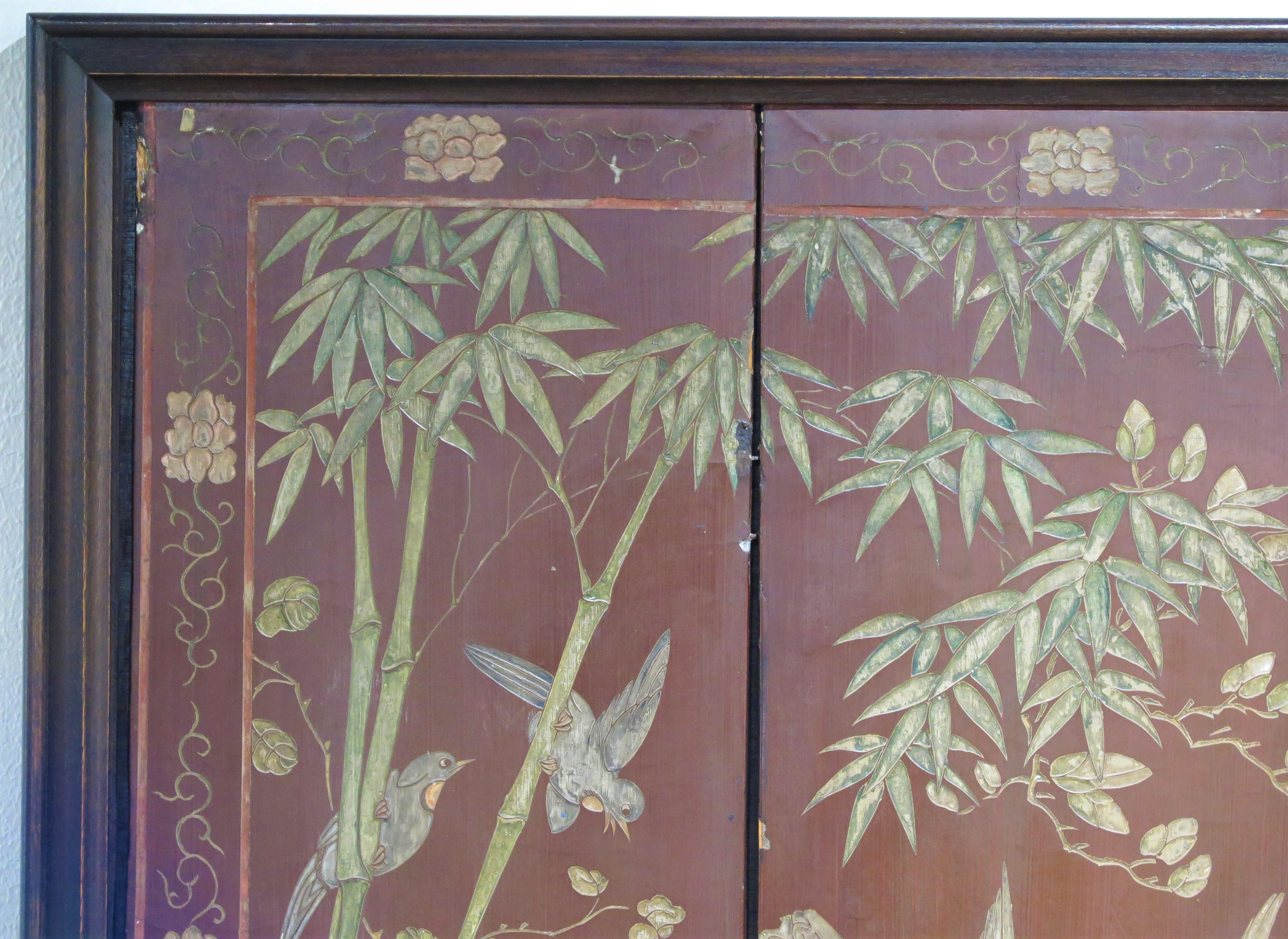 Fine Late 18th early 19th Century Eight (8) Panel Chinese Coromandel Framed Scre 2