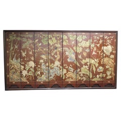 Fine Late 18th early 19th Century Eight (8) Panel Chinese Coromandel Framed Scre