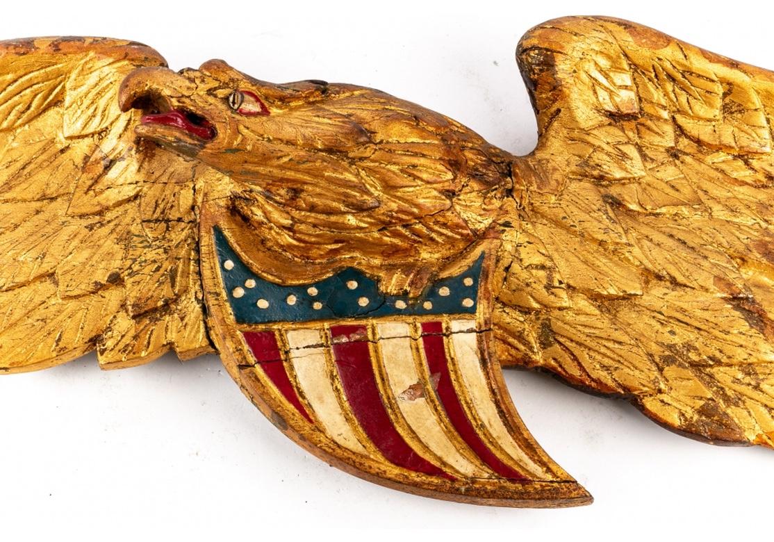 Fine Late 19th Century Carved Folk Art American Eagle 6