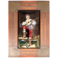 Fine Late 19th Century French Enamel Plaque