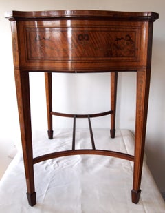 Fine Late 19th Century Sheraton Revival Inlaid Mahogany Planter