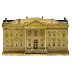 Fine Late 19th Century Straw Work Model of Clarendon House, Piccadily, London