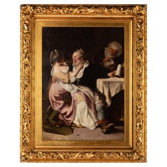 Fine Late 19th Century Tavern Scene in the Manner of Eduard von Grützner