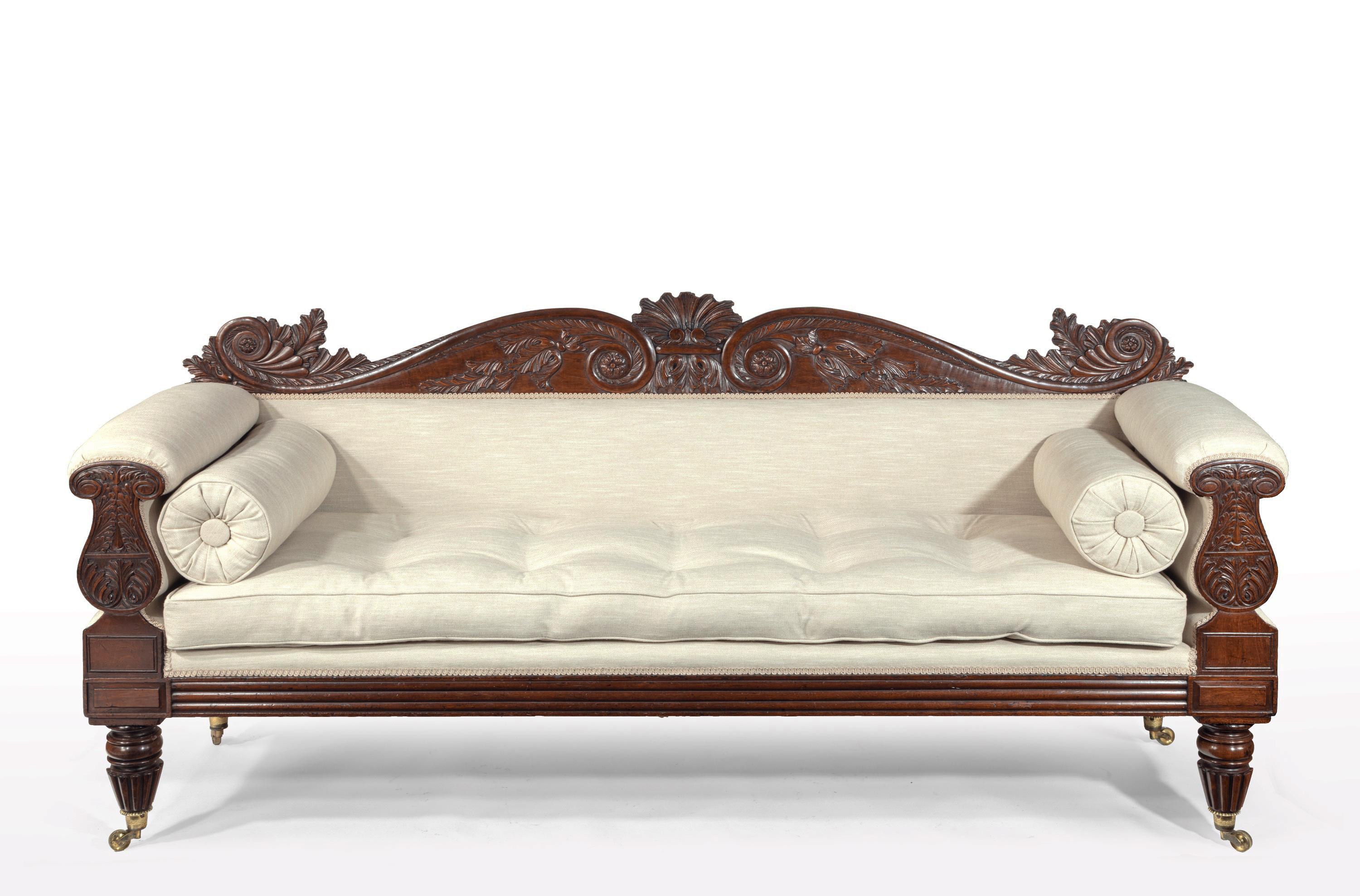 Fine Late Regency Sofa after a Design by John Taylor 1