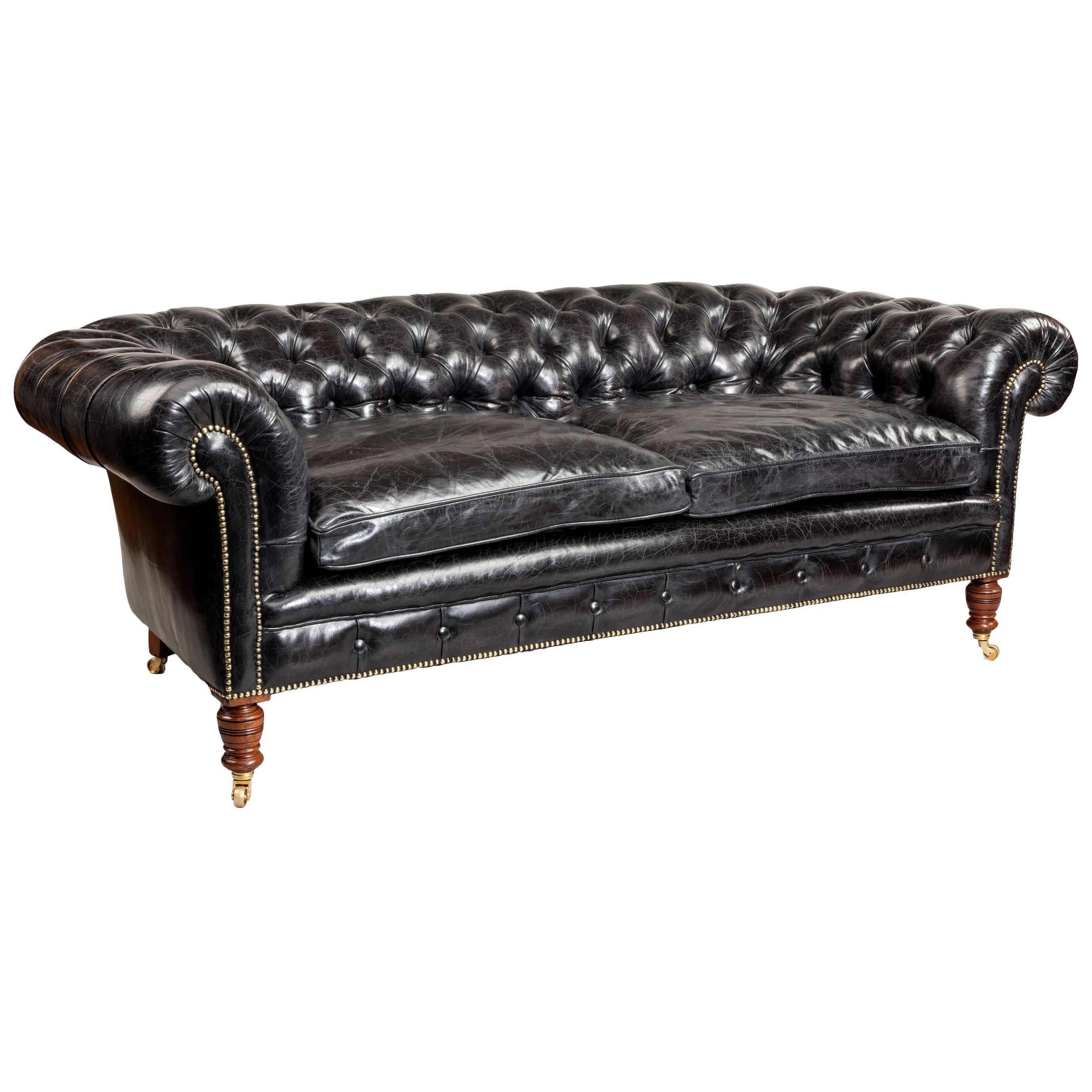 Fine Late Victorian Chesterfield Sofa