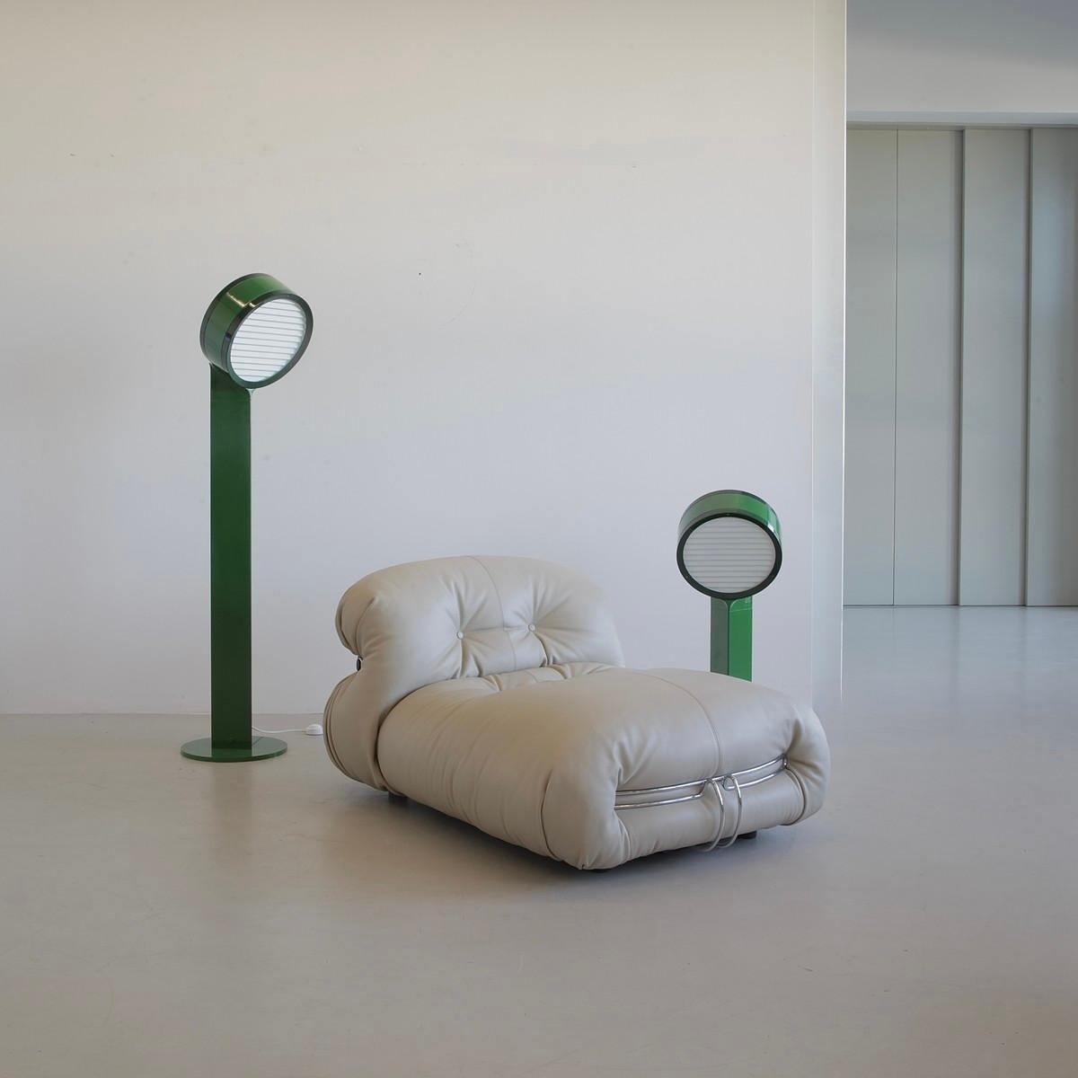 Cuir fin SORIANA Chaiselongue von Tobia & Tobia Scarpa en vente 2