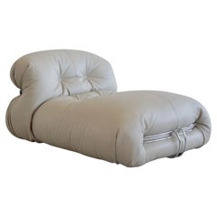 Cuir fin SORIANA Chaiselongue von Tobia & Tobia Scarpa