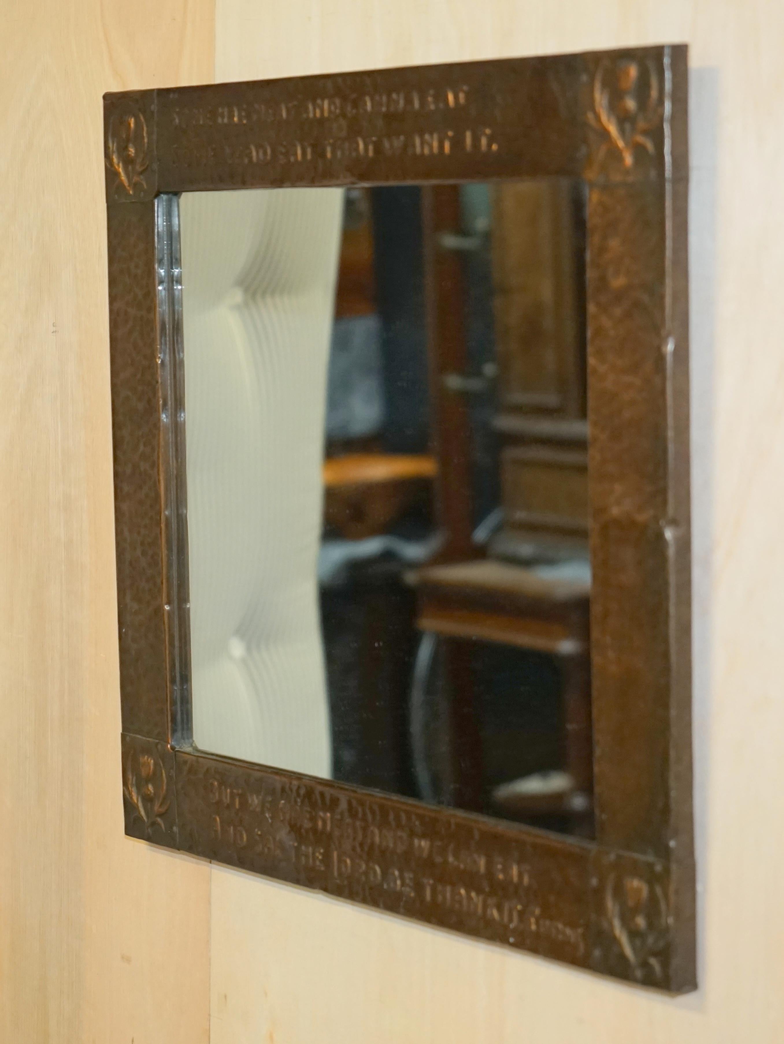 FINE LIBERTY'S LONDON MIRROR WiTH ROBERT BURNS SCOTTISH POEM THE SELKIRK GRACE For Sale 2