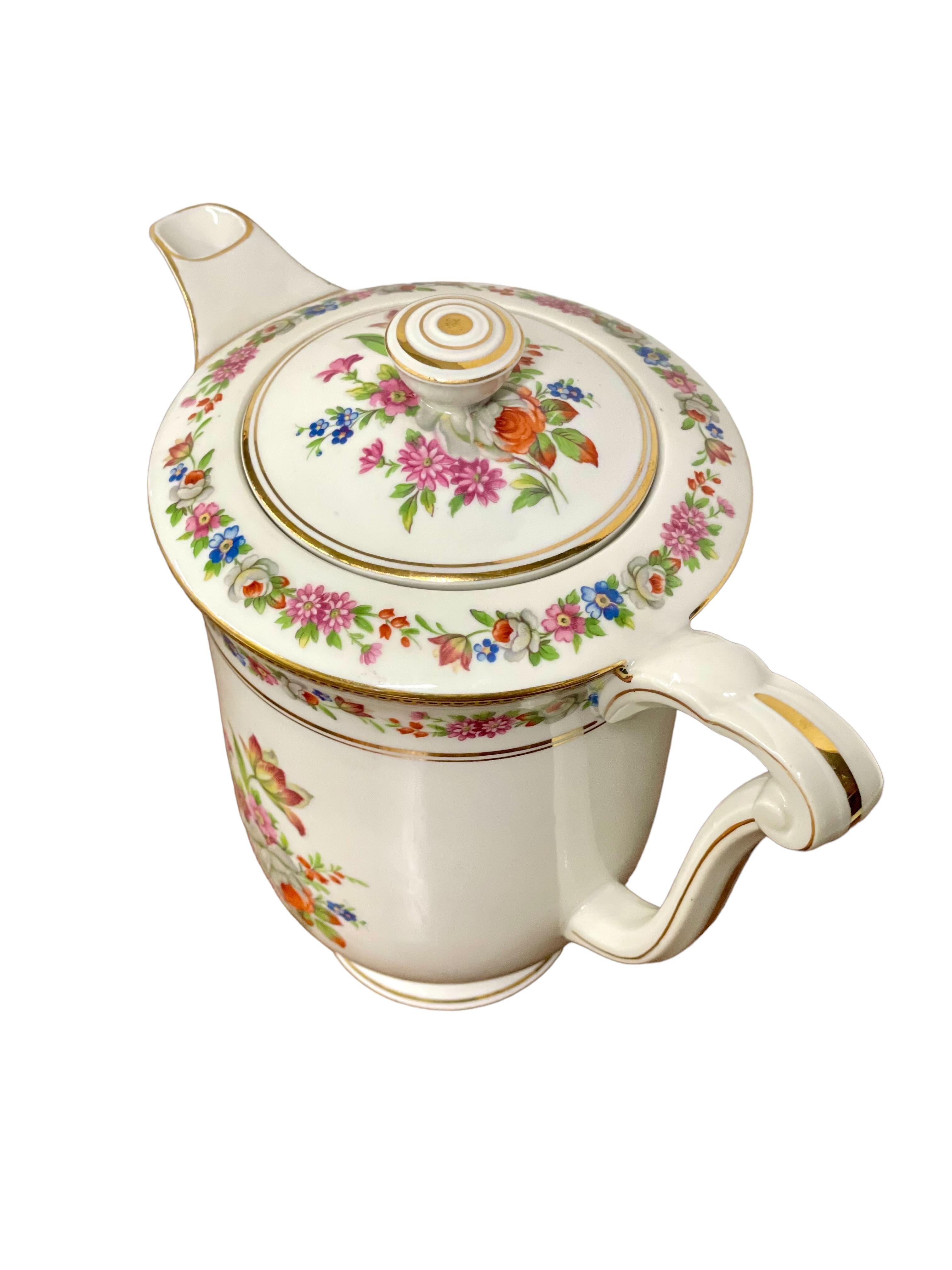 Fine Limoges Porcelain Tea Service by Raynaud & Cie ( 17 Pieces) 8