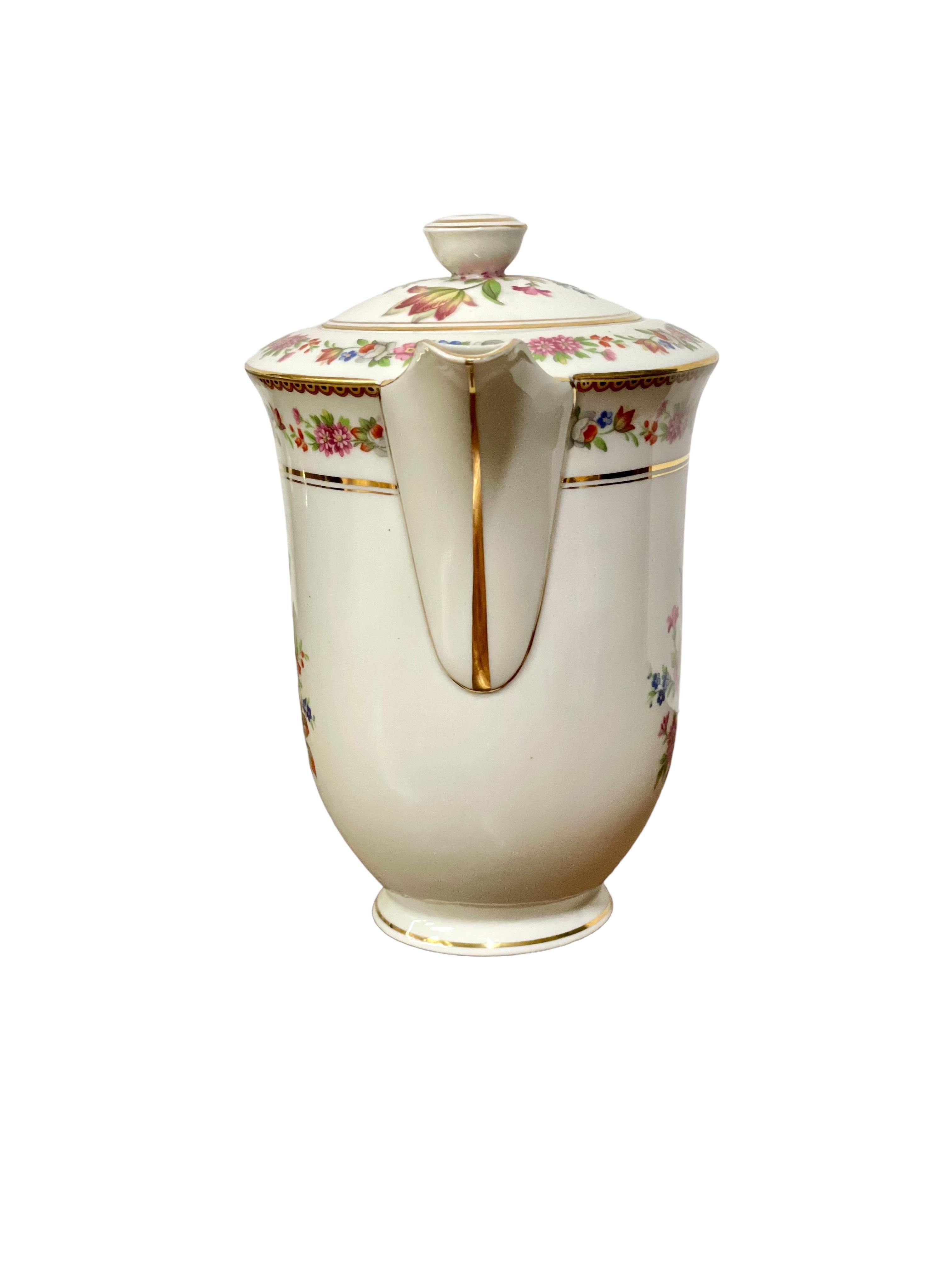 Fine Limoges Porcelain Tea Service by Raynaud & Cie ( 17 Pieces) 9